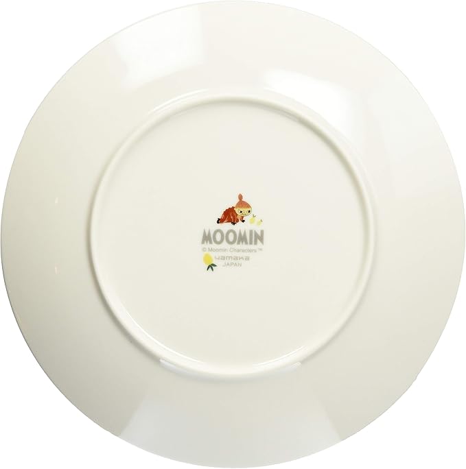Yamaka Shoten MM3201-330 Luonto Plate, 7.7 inches (19.5 cm), Hill, Microwave Safe, Moomin Goods, Scandinavian, Mother's Day, Gift, Tableware, Gift, Wedding Gift, Made in Japan