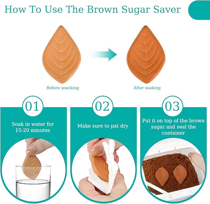 Brown Sugar Container Airtight, 1.3Qt(42Oz/1.2L) Brown Sugar Keeper Storage Container with Spoon, Clear Food Saver Jar for kitchen