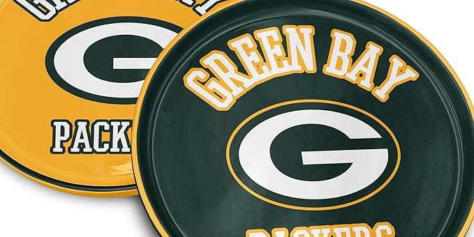 NFL Home and Away 2 Pack Round Serving Plates
