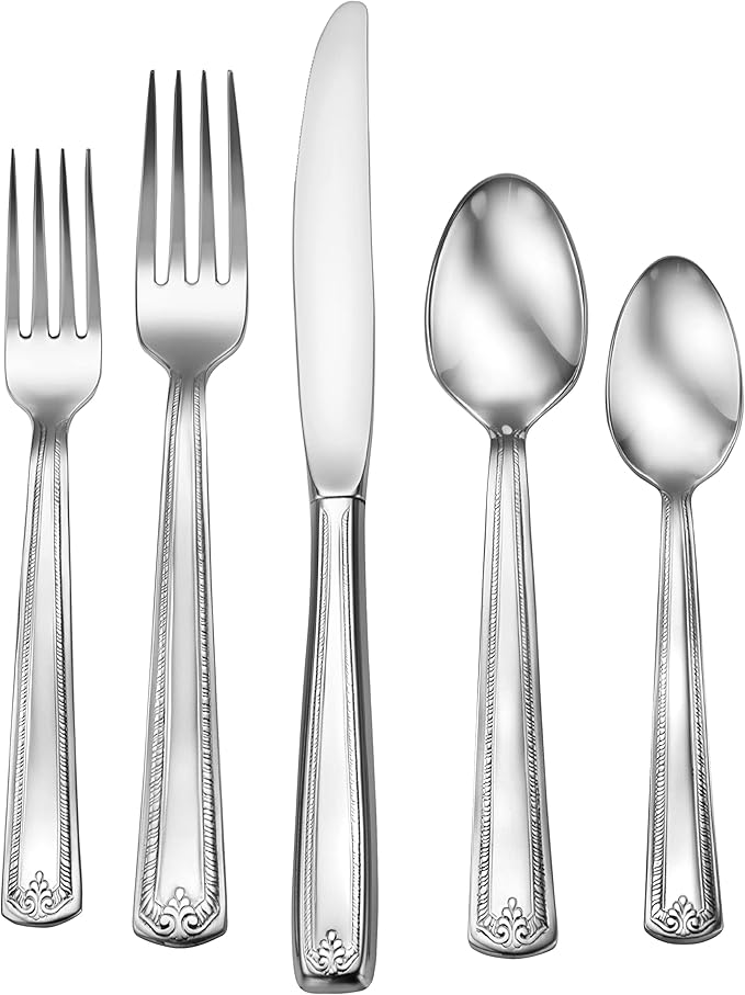 Liberty Tabletop Prestige 45 Piece Flatware Set for 8 Made in USA