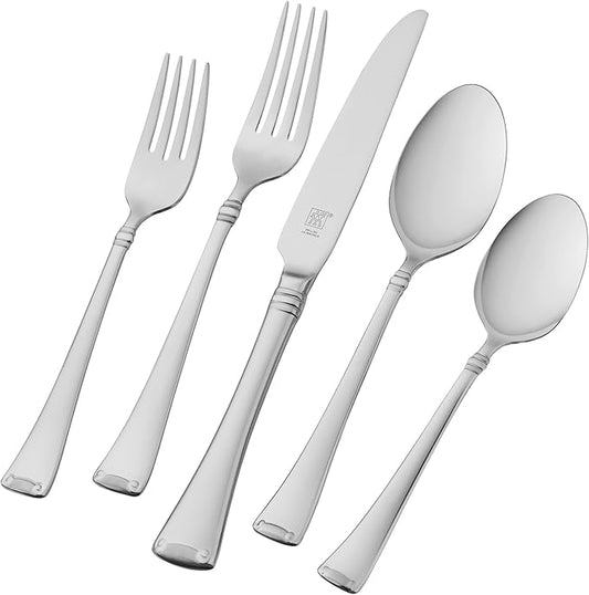 ZWILLING Angelico Flatware Set, 45-Piece, Silver