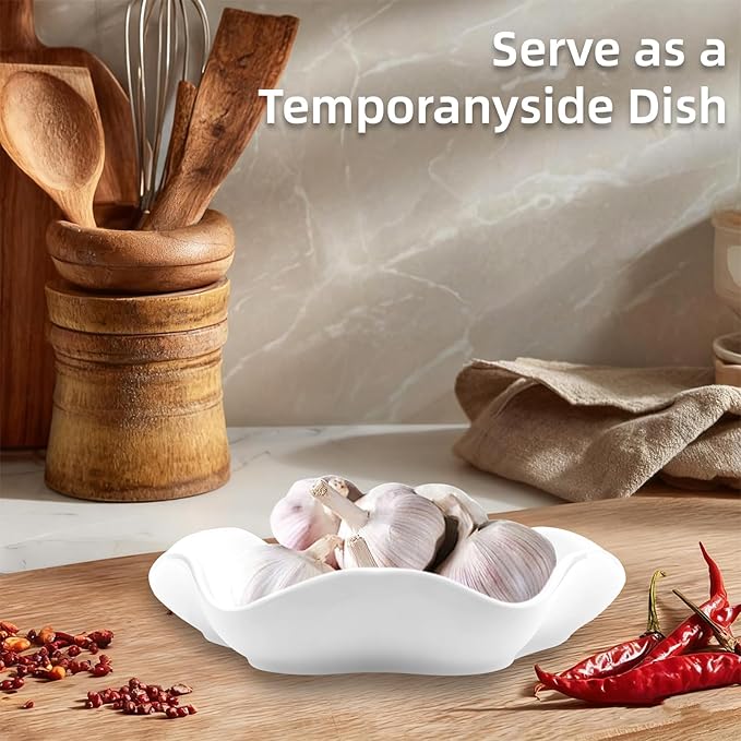 Funny Ceramic Spoon Rest for Kitchen Counter Stove Top, 5.8 Inch Heat-Resistant Utensil Holder for Cooking, Spoons, Ladles, Tongs, Cute Kitchen Decor, Housewarming Gift for Women Men (White)