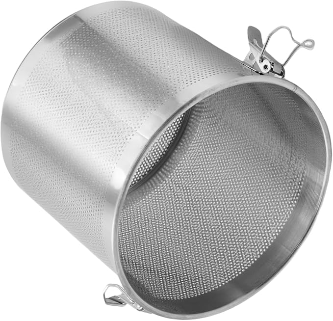MDEOOSKY 0.86L Tea Ball Infuser, 3.94"L x 3.94"W x 4.33"H Seperation Basket Mesh Filter, Multifunctional Kitchen Tool for Brewing Tea Filtering Spices and Seasonings, Stainless Steel, 10x10x11cm