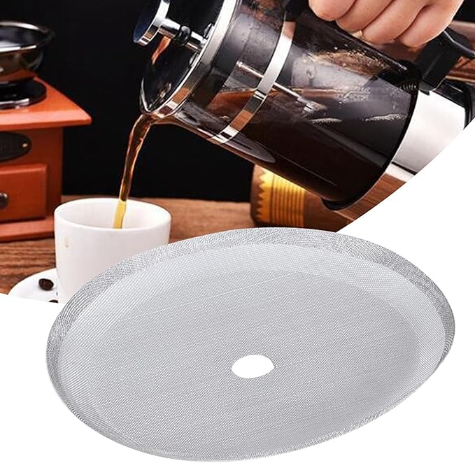 5Pcs 304 Stainless Steel Coffee Dripper, 80 Mesh Coffee Strainer, Coffee Pot Mesh Filter Accessory (350ml)