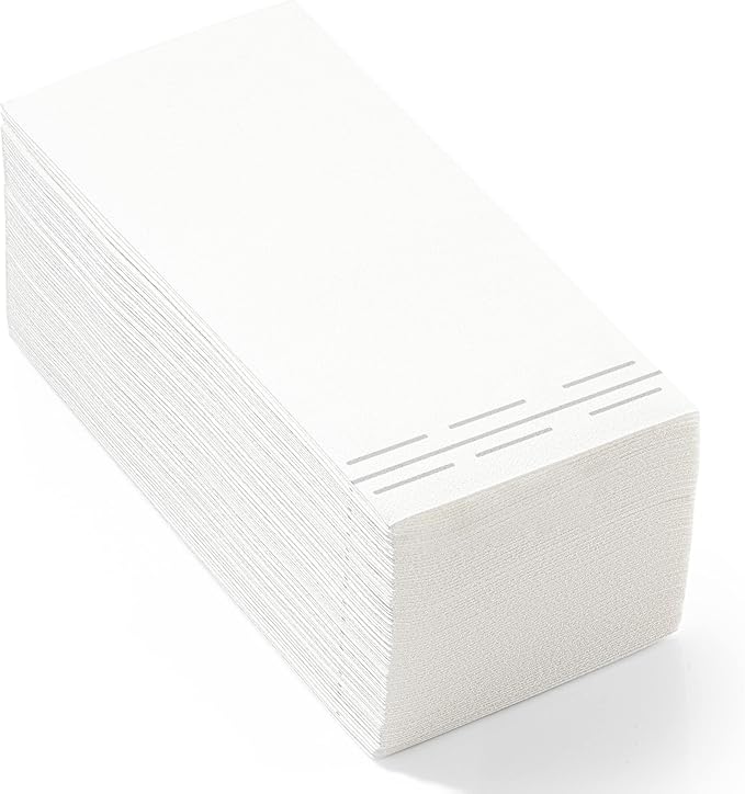 50 Pack Linen Feel Guest Paper Hand Towels | Disposable Super Absorbent Airlaid Paper Towels For Bathroom, Party, Weddings, Or Events | 12 x 17 Inches 1/6 Folded Decorative Design
