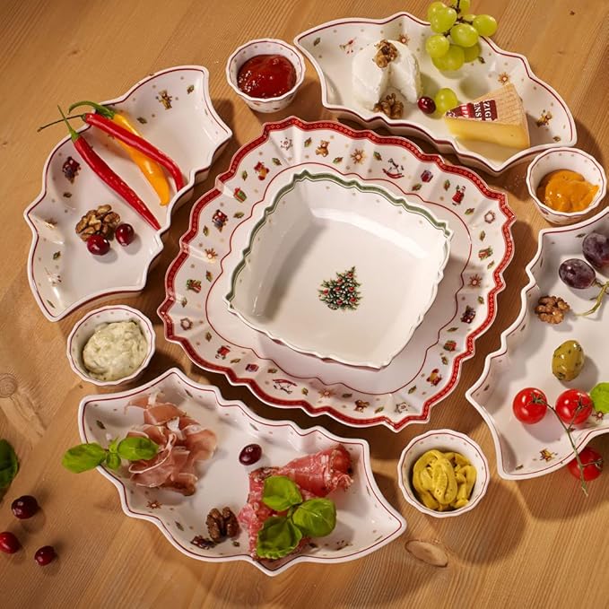 Villeroy & Boch Delight Serving Bowl, Red, Small