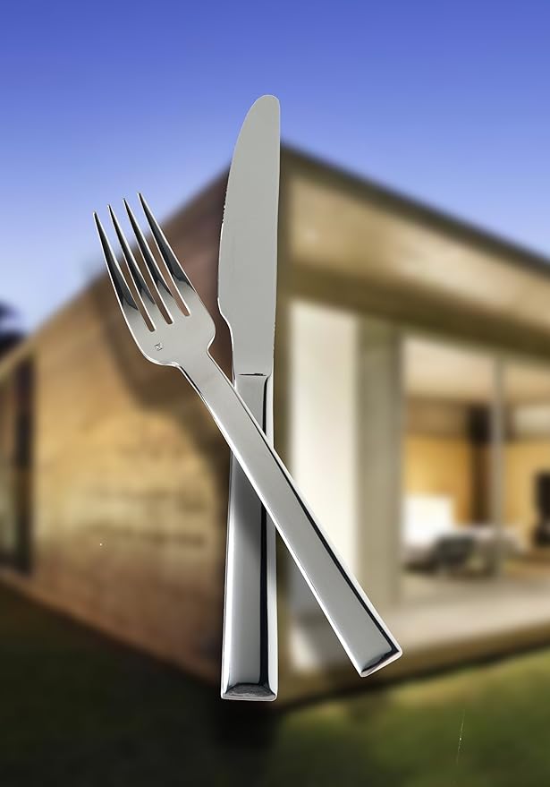Fortessa Still 18/10 Stainless Steel Flatware Table Fork, Set of 12