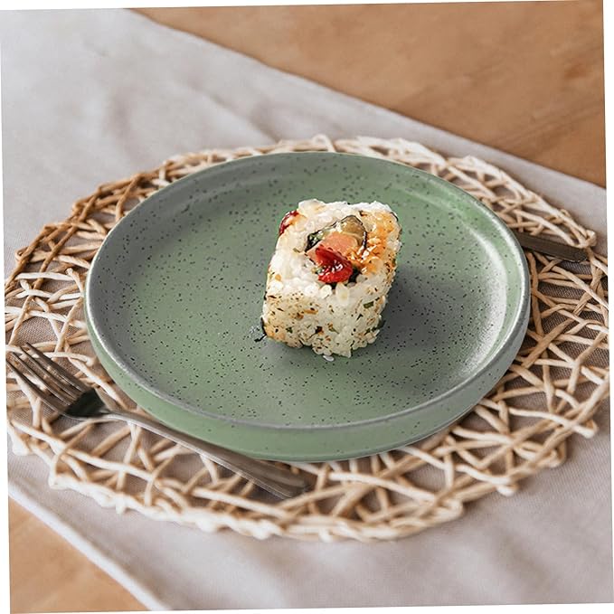 Ceramic Serving Plate Vintage Style Snack Dish Functional Appetizer Plate for Fruits Dips Easy to Clean for Home Dining Catering
