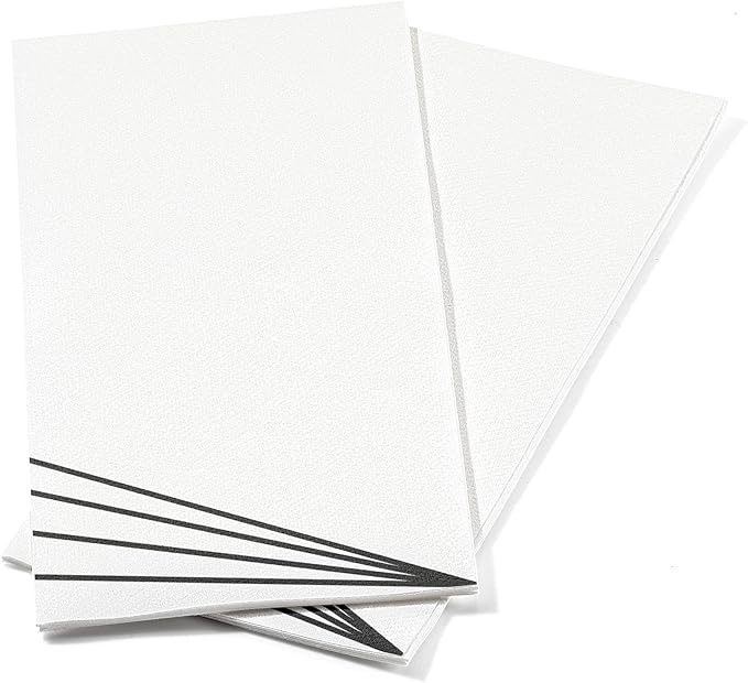 50 Pack Linen Feel Guest Paper Hand Towels | Disposable Super Absorbent Airlaid Paper Towels For Bathroom, Party, Weddings, Or Events | 12 x 17 Inches 1/6 Folded Decorative Design