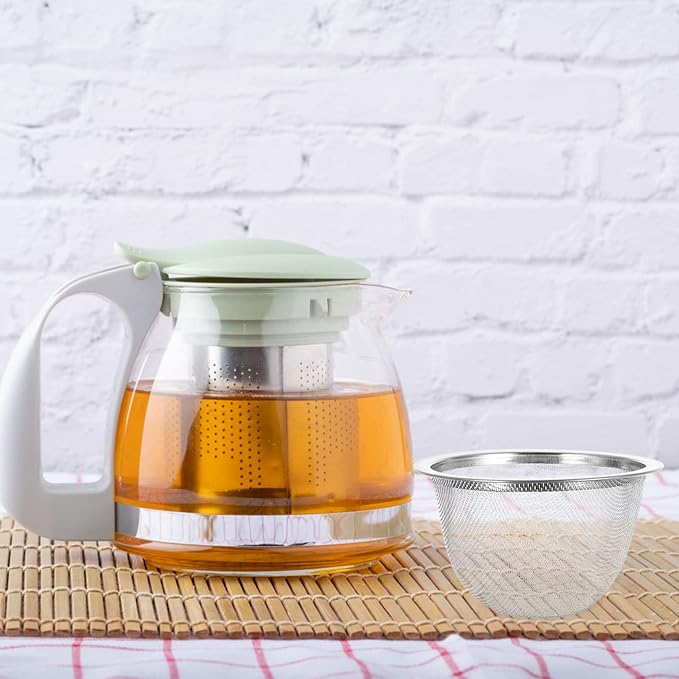 8pcs Stainless Steel Tea Infuser Filter Mesh Strainer for Loose Leaf Tea Herbs and Spices Diameter x Height for Home Brewing