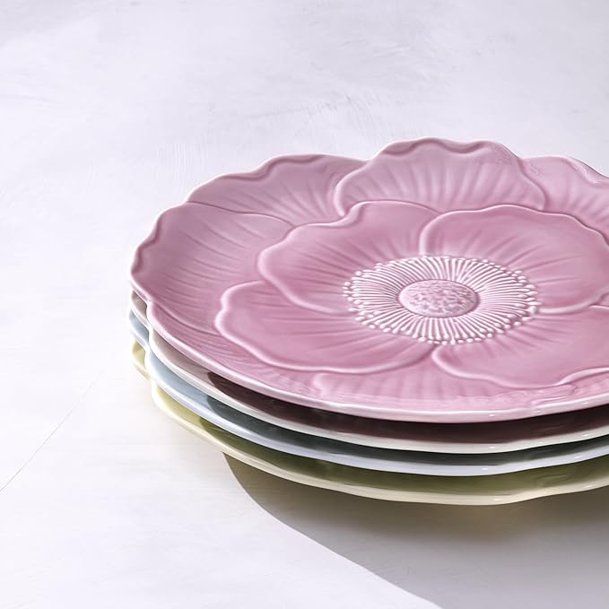 Lenox 897161 Butterfly Meadow Floral Accent Plates, Green, Set of 4