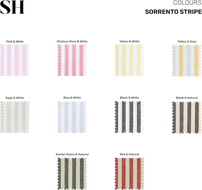 Solino Home Linen Square Tablecloth 52 x 52 Inch - Sorrento Stripe, 100% Pure Linen Blue and White Table Throw - Machine Washable Tablecloth for Winter, Spring, Easter