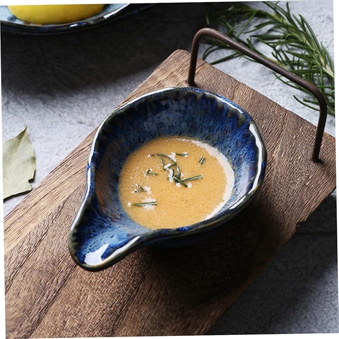 Condiment Bowl Sauce Dish for Condiments Porcelain Appetizer Plate Ceramic Sauce Bowl Easy to Carry