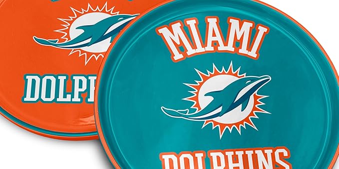 NFL Home and Away 2 Pack Round Serving Plates