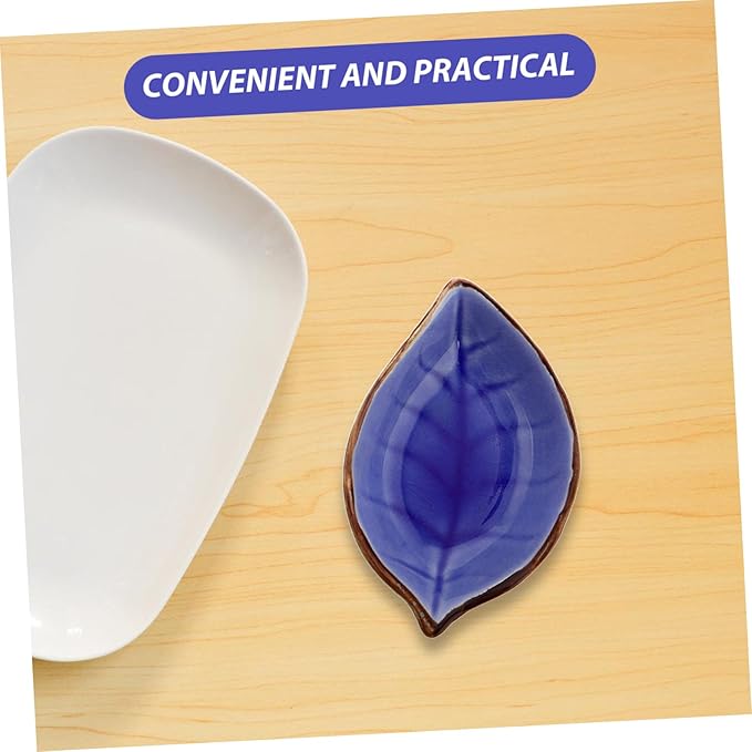 4pcs Elegant Crackle Glaze Ceramic Plate Snack Serving Bowl Seasoning Dish for Party Small Appetizer Plates