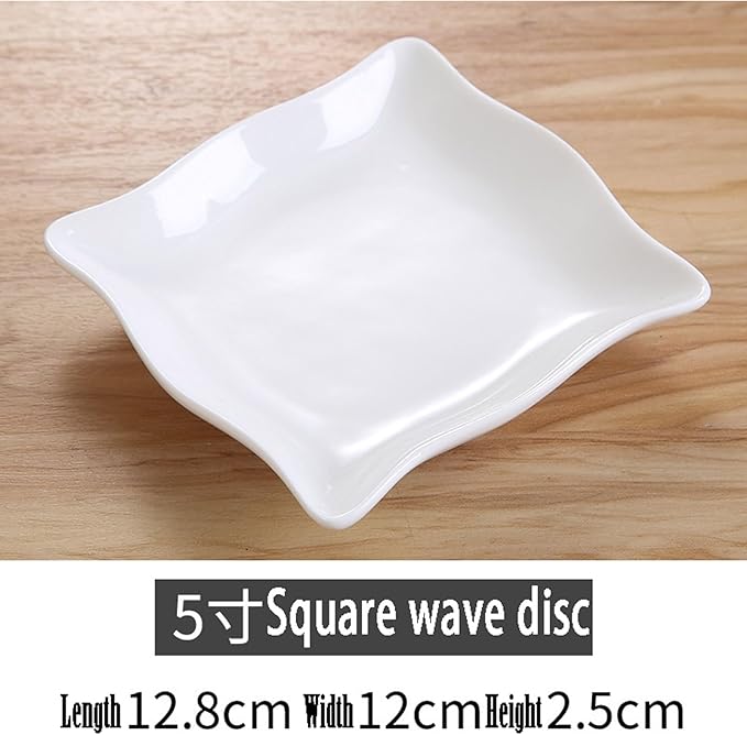 Plates 2-Pack Ceramic Dinner Plates Snack Plates Salad Plates Appetizer Plates Condiment Plates Dessert Fruit Plates Jewelry Plates Plate