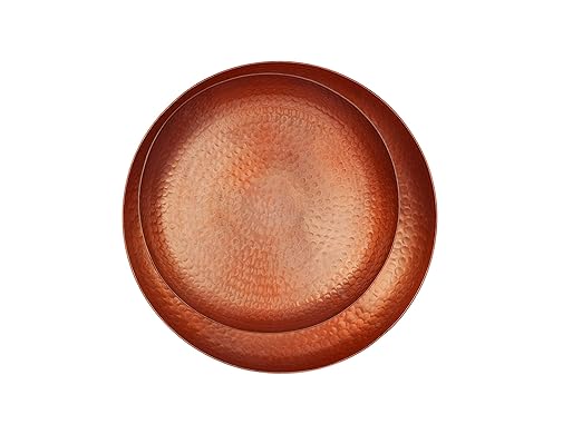 American METALCRAFT, Inc. American Metalcraft ASEAC12 Hammered Aluminum Seafood Tray, Single Wall, Copper, 80-Ounce