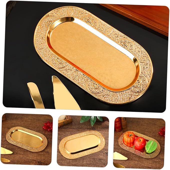 ABOOFAN Tiered Fruit Plate Charcuterie Board Serving Tray Decorative Snack Storage Holder