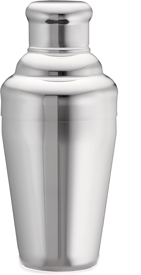 TableCraft 17-Ounce 3-Piece Stainless Steel Cocktail Shaker