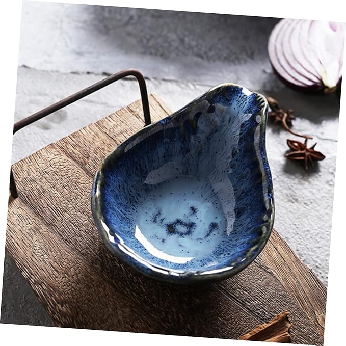 Condiment Bowl Sauce Dish for Condiments Porcelain Appetizer Plate Ceramic Sauce Bowl Easy to Carry