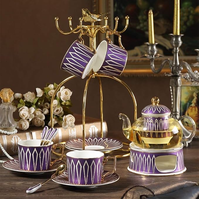 Table Service Crockery SetChina Dinnerware Set Dinner plate Ceramics Dinnerware Set 42 Pieces Blue Splash Ink Plates and Bowls Sets