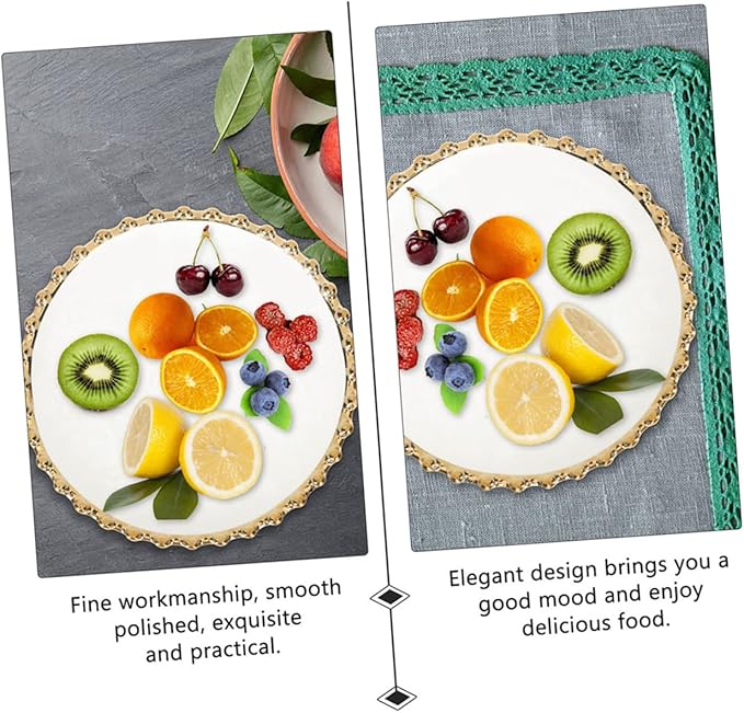 Ceramic Appetizer Plate White Porcelain Side Dish Plate for Party Family Restaurant Easy to Clean Dishwasher Safe
