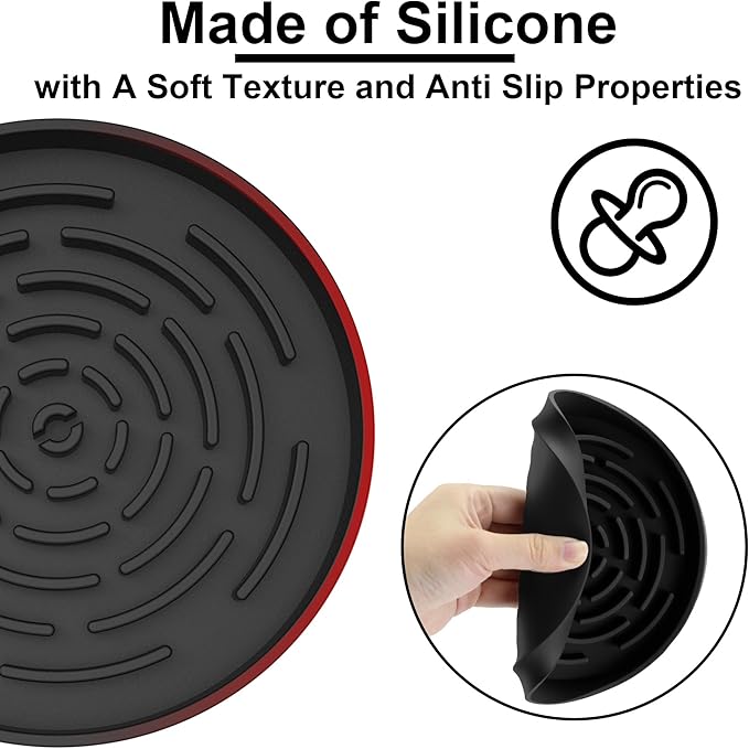 Drip Pan Compatible with Hamilton Beach Coffee Urn, 4 Pack Black Silicone Drip Mat for Elite Gourmet SYBO and Other Beverage Dispenser