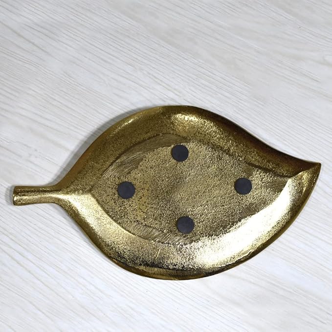 BBH Home's Handmade Gold Novelty Shaped Aluminium Tray 10.82 x 6.10 x 0.78 AMBBVK037AB2020