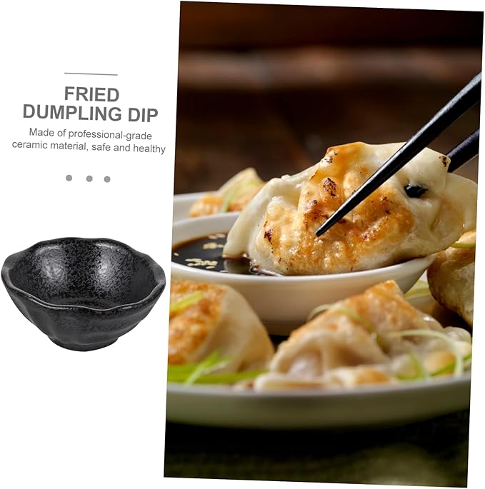 1Pc Creative Irregular Ceramic Seasoning Dish Unique Appetizer Plate for Dipping Sauces for Home Restaurant Use Attractive Design for Oil Sugar Vinegar and More