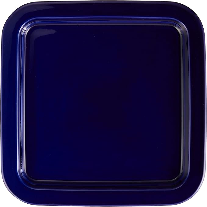 staub Appetizer Set 40511-121 Appetizer Set, Blue, Ceramic, Small Plate Set, 7.4 x 7.4 inches (18.7 x 18.7 cm)