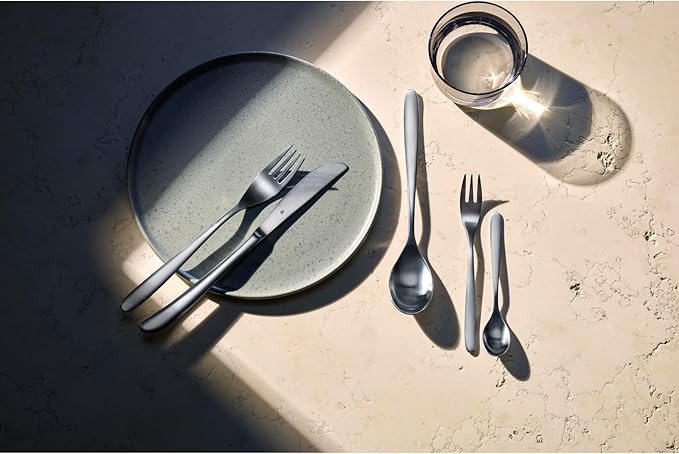 WMF Cutlery Set 30-Piece for 6 People Silk Cromargan 18/10 Stainless Steel Polished