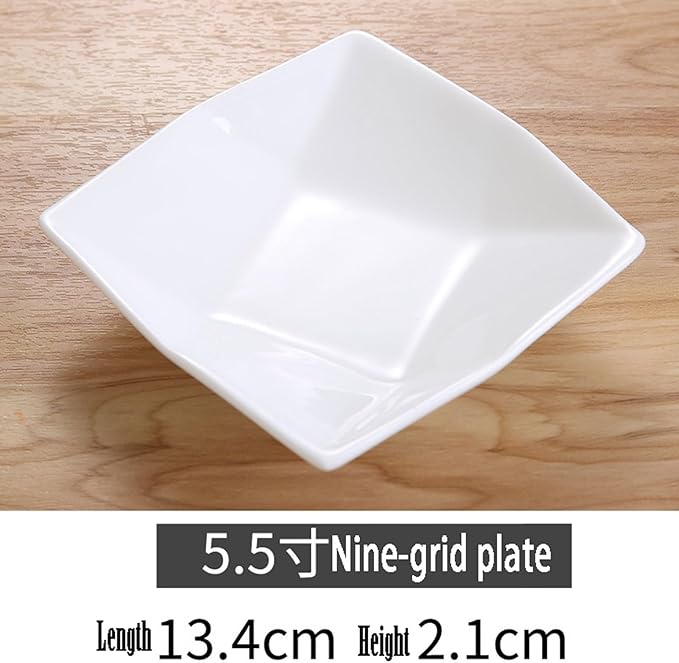 Plates 2-Pack Ceramic Dinner Plates Snack Plates Salad Plates Appetizer Plates Condiment Plates Dessert Fruit Plates Jewelry Plates Plate