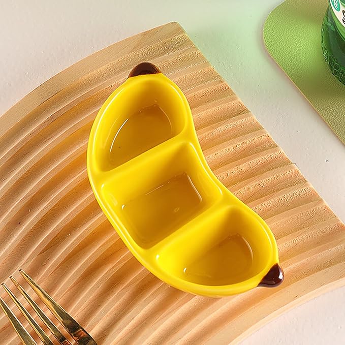 Practical Ceramic Fruit Shape Appetizer Plate Ceramic Texture Suitable for Home Kitchens and Party Use Party Dish