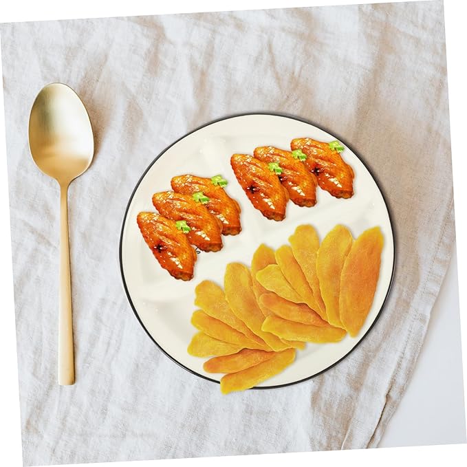 Ceramic Divided Serving Dish Cartoon Compartment Dinner Plate for Snacks Dried Fruits Appetizers Style Divided Plates for Entertaining Sun Design