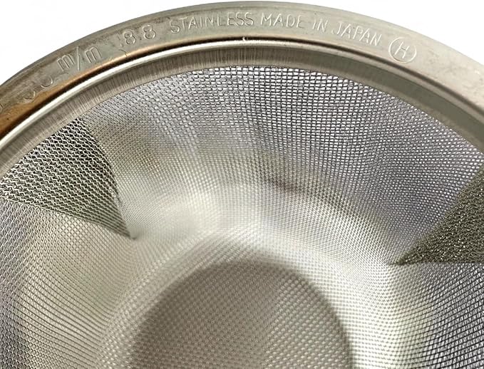Japanese Fine Mesh Tea Sifter – Stainless Steel Tea Strainer for Matcha & Loose Leaf Tea (3'' Tea Stainer) Made in Japan