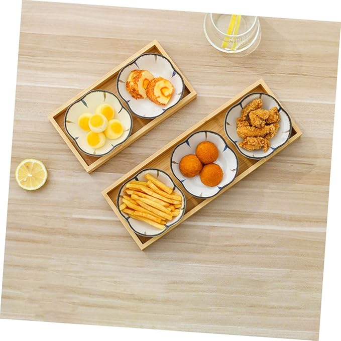 Snack Plate Set Japanese Dishes Ceramic Plate Tray Lid Snack Small Dried Fruit Dish Family Restaurant Use
