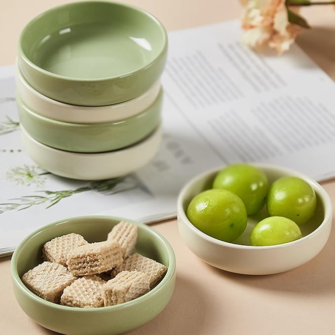 Kitchen Decor Ceramic Plates are Suitable for Serving Sauces Creams Snacks Candies Etc Dessert Plates