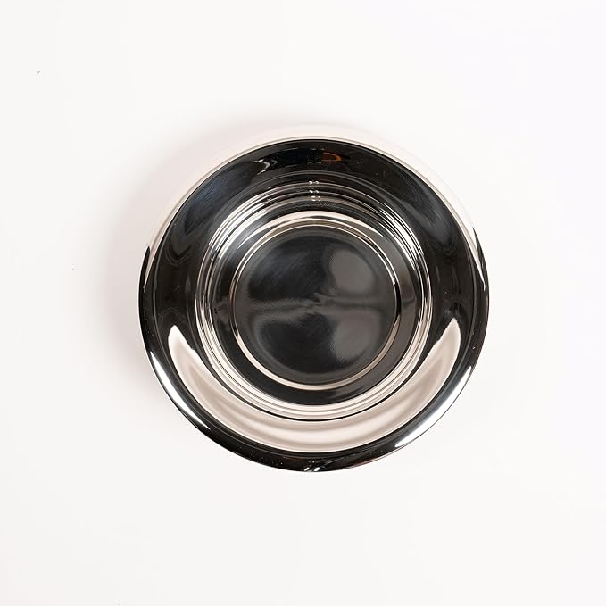 RemembranceWare: Communion Stacking Bread Plate - Silver Finish: Stainless Steel / Holds Up to 750 Pieces of Communion Bread / Works with Bread Plate Insert / Stackable