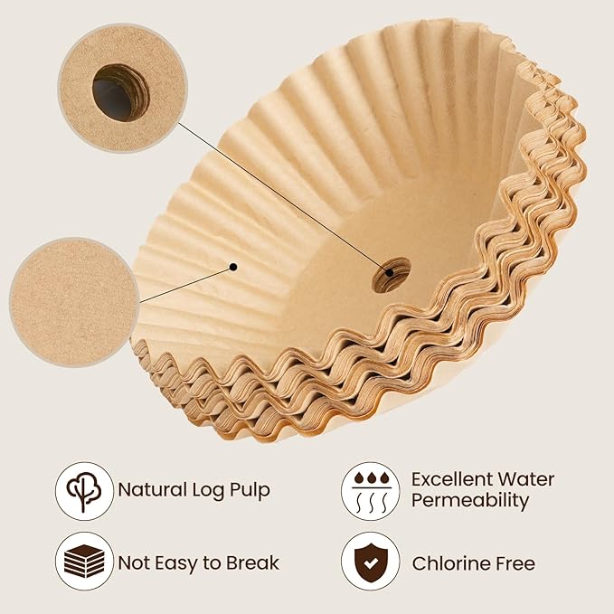 120PCS Coffee Paper Filters for Hamilton Beach 45 Cup Coffee Urn and Hot Beverage Dispenser, Disposable Coffee Filters
