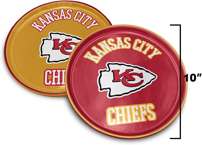 NFL Home and Away 2 Pack Round Serving Plates