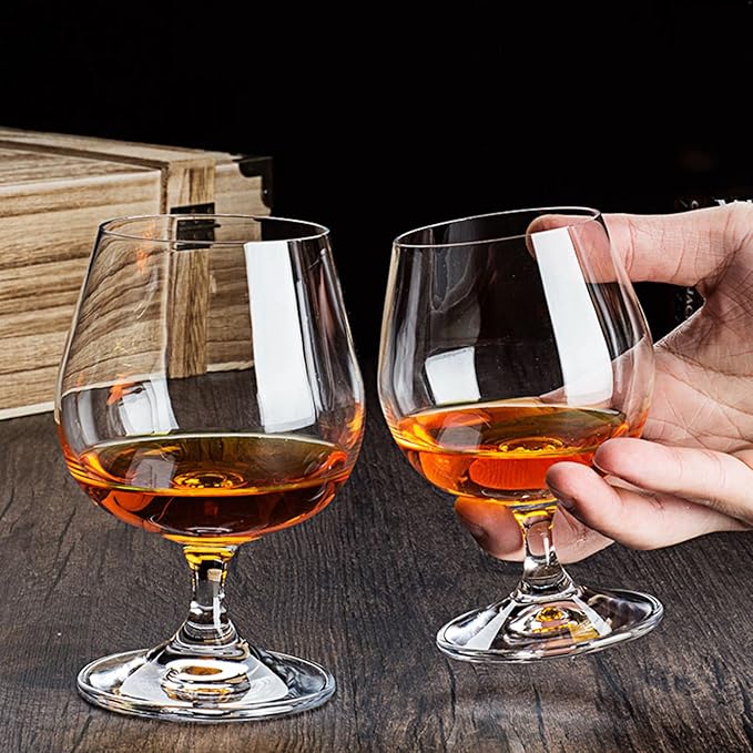 Whiskey Glasses Set of 4, Bourbon Glass, Old Fashioned Glasses, 11.5 Oz Short Stem Wine Glass for Spirits, Vodka, Scotch,Cognac, Brandy, Cocktails for Easter Sunday