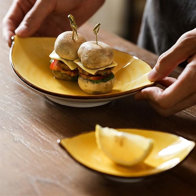 Dipping Bowls Hand-Painted Ceramic Appetizer Plate, Snack Plate, Household Small Dish, Sauce Plate, Snack Dish, Small Dish, Sushi Plate Sauce Dish