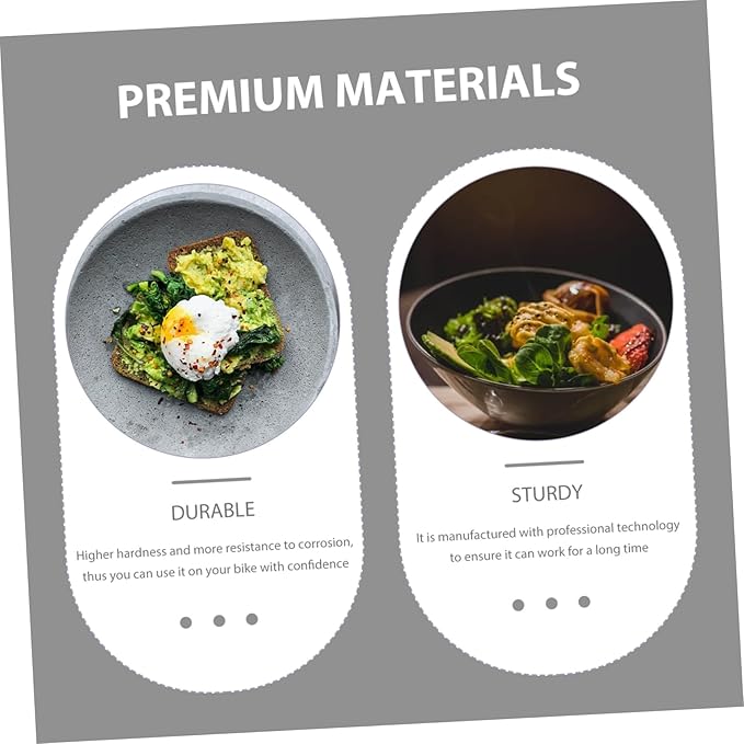 Healifty Stainless Steel Snack Serving Tray with Double Handles Fried Food Plate for Home Restaurant and Catering Use Easy to Clean Smooth Surface Design