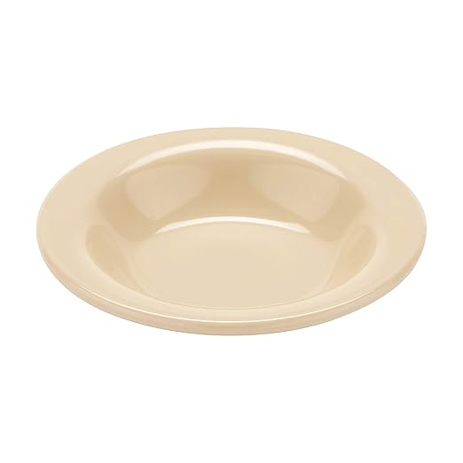 GET BF-050-T Melamine Narrow Rim Fruit/Dessert Bowl, 3.5 Ounce, Tan (Set of 12)