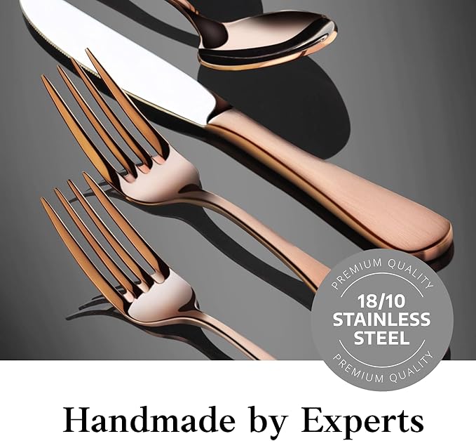 Artaste 1029130 Rain 18/10 Stainless Steel Flatware 36-Piece Set, Matte Finish Handle