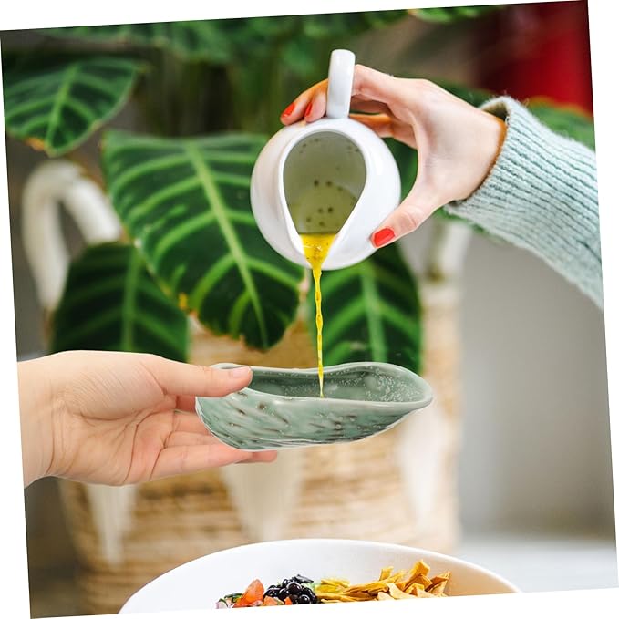 Elegant Ceramic Plates Oyster Shell Design Food Serving Dinnerware Versatile
