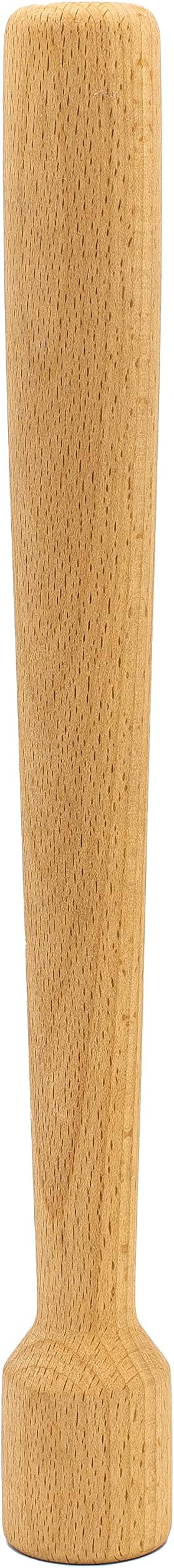 Wood Cocktail Muddler: 12 inch Hardwood Mojito Drink Muddler Home Bar Tool