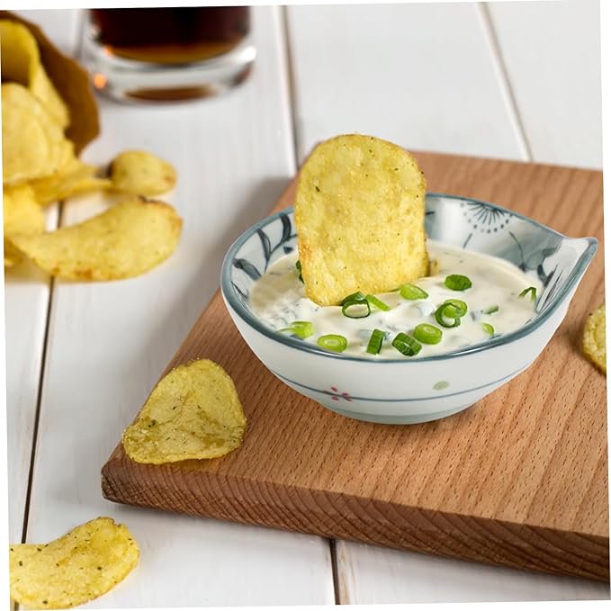 Bowls for Sauce, 1pc Shaped Seasoning Dish Dinner Plate Sauce Bowls White Appetizer Plate Fruit Ceramic Dip Bowls Seasoning Sauce Plate Ceramic Dipping Japanese Plates