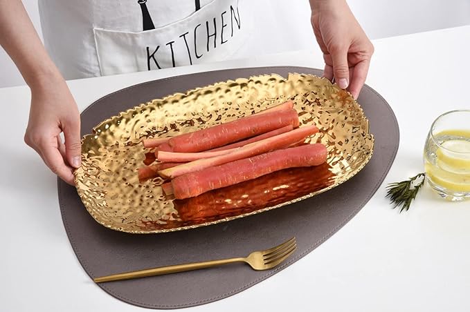 Pampa Bay Millennium Porcelain Serving Platter (Gold Tone)