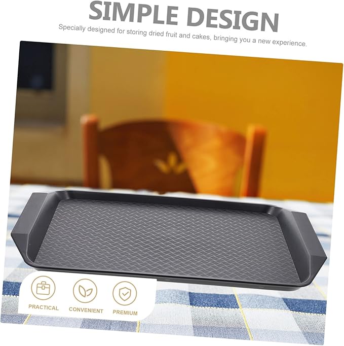 Multi-Function Skid Tray Capacity Snacks Serving Tray for Kitchen Party